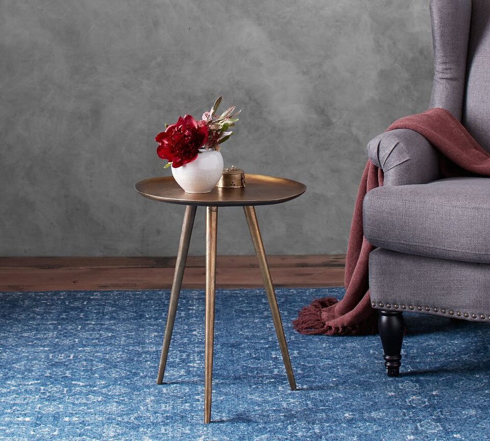 Euclid Metal End Table Pottery Barn Australia